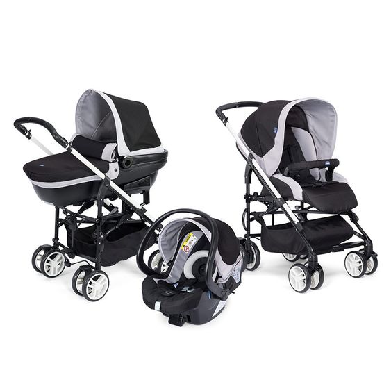 Chicco Kinderwagenset Trio-System My City mit Kit Car - Black Night