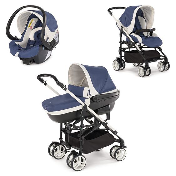 Chicco Kinderwagenset Trio-System My City mit Kit Car - Blue