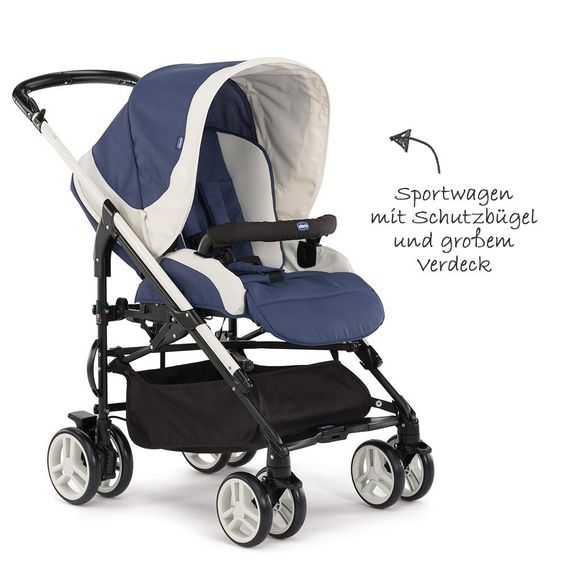 Chicco Kinderwagenset Trio-System My City mit Kit Car - Blue