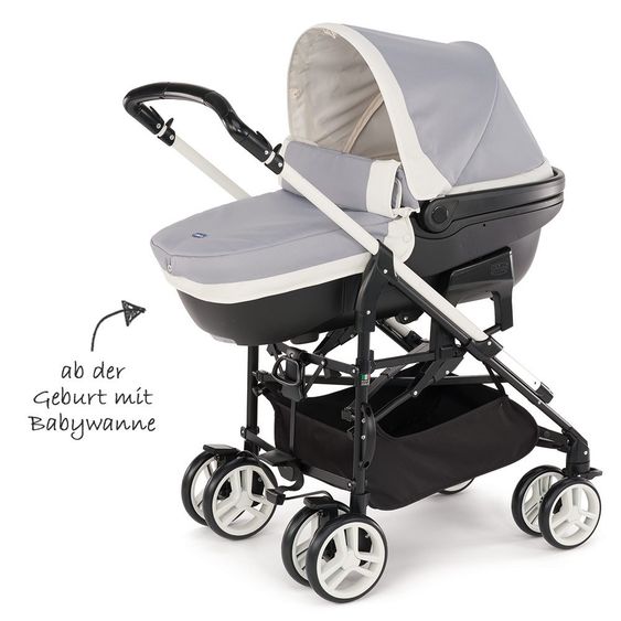 Chicco Kinderwagenset Trio-System My City mit Kit Car - Grey