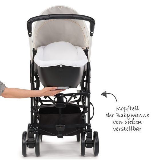 Chicco Kinderwagenset Trio-System My City mit Kit Car - Grey