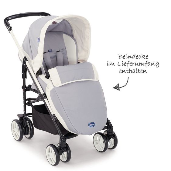 Chicco Kinderwagenset Trio-System My City mit Kit Car - Grey