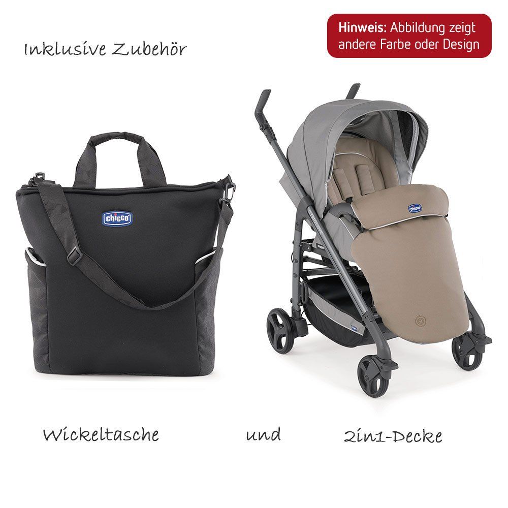 Chicco Kombi-Kinderwagen Duo Love Motion - Black Night