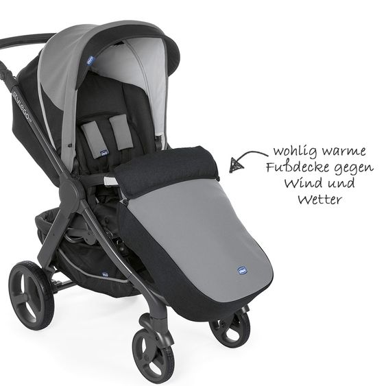 Chicco Passeggino Duo Stylego Up Crossover - Nero Jet