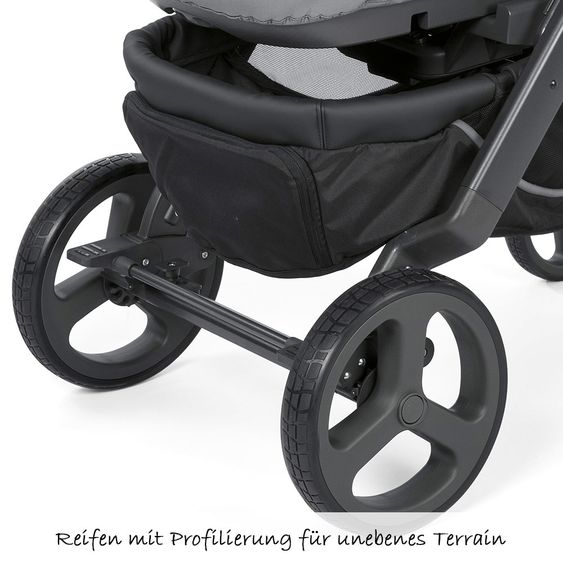 Chicco Passeggino Duo Stylego Up Crossover - Nero Jet