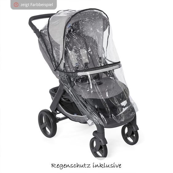 Chicco Passeggino Duo Stylego Up Crossover - Nero Jet