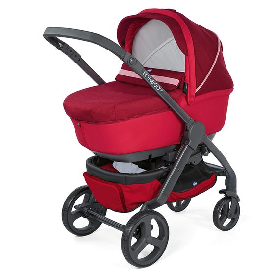 Chicco Kombi-Kinderwagen Duo Stylego Up Crossover - Red Passion