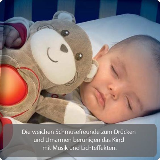 Chicco Kuschelbärchen mit Nachtlicht und Musik 