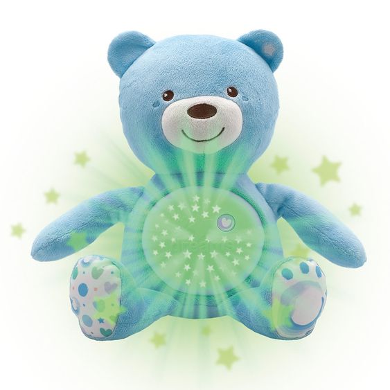 Chicco Cuddly toy with night light Baby Bear - Blue