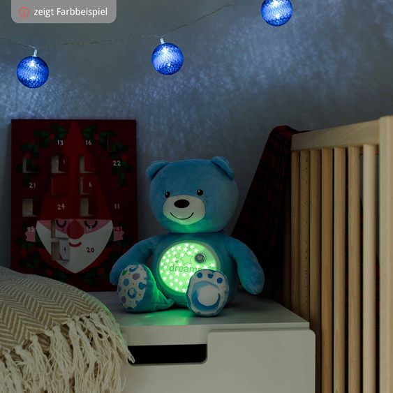Chicco Kuscheltier mit Nachtlicht Baby Bär - Rosa