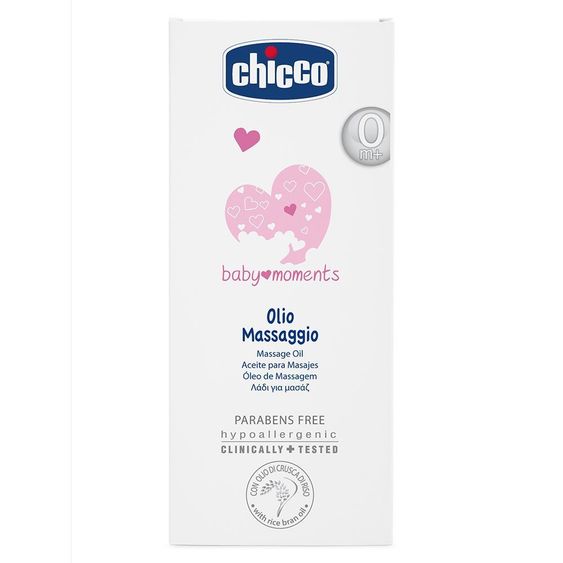 Chicco Massage-Öl mit Reiskleie 200 ml