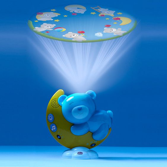 Chicco Mobile mit Projektor Next2Moon - Blau