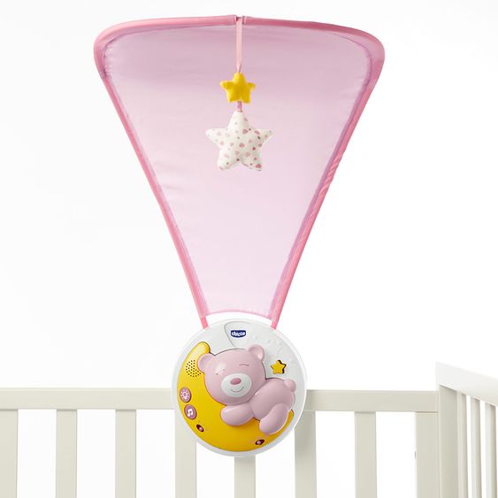 Chicco Mobile mit Projektor Next2Moon - Rosa