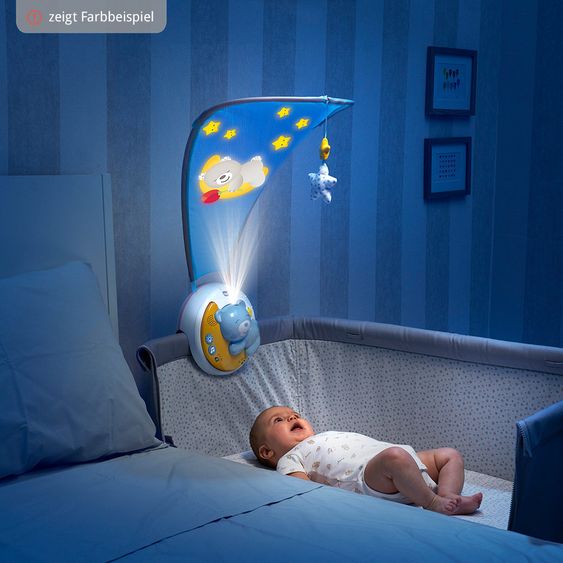 Chicco Mobile mit Projektor Next2Moon - Rosa