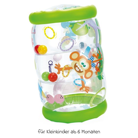 Chicco Music-Rolle Jungle Musical Rolle, Aufblasbar im Jungeldesign