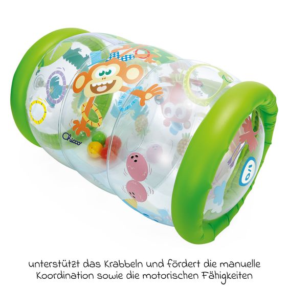 Chicco Music-Rolle Jungle Musical Rolle, Aufblasbar im Jungeldesign