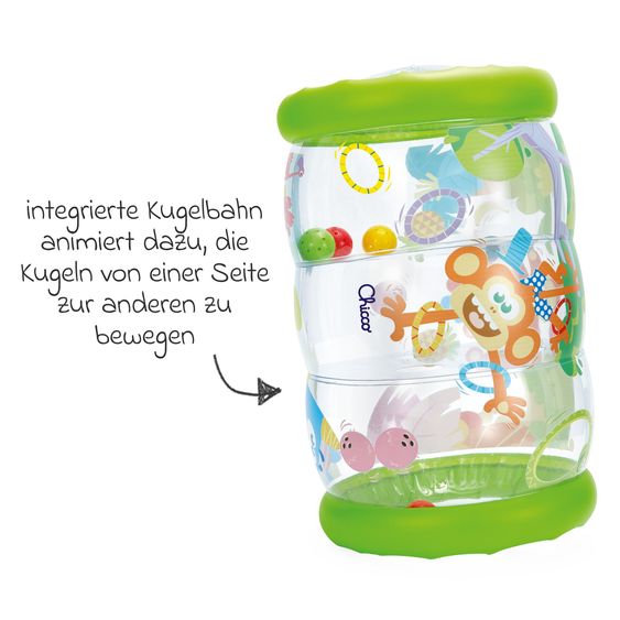 Chicco Music-Rolle Jungle Musical Rolle, Aufblasbar im Jungeldesign