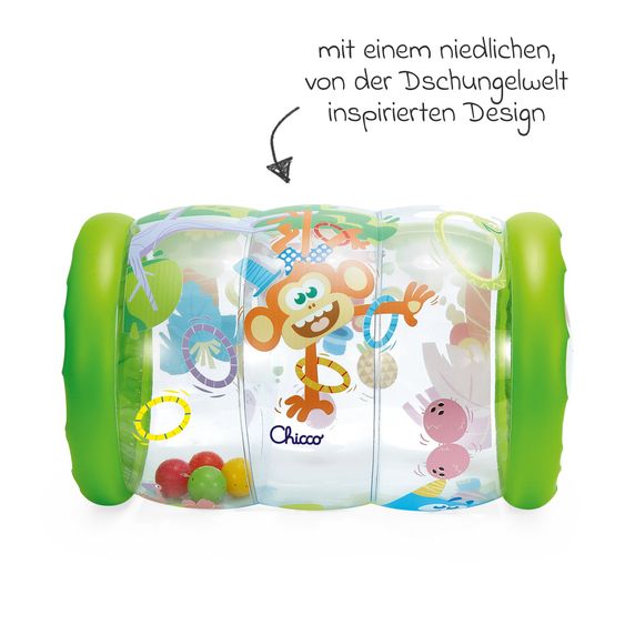 Chicco Music-Rolle Jungle Musical Rolle, Aufblasbar im Jungeldesign