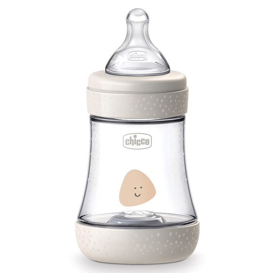 Chicco PP-Flasche Perfect5 Anti-Kolik 150 ml - Silikon Gr.1 - Grau