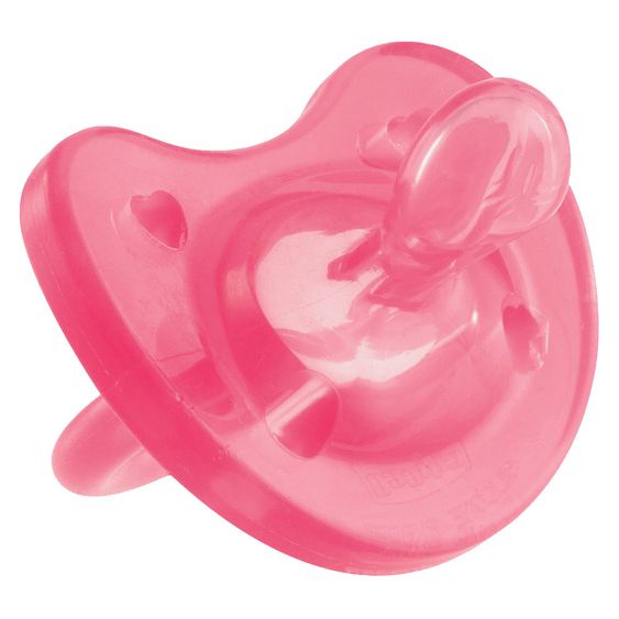 Chicco Schnuller Physio Soft - Silikon 0-6 M - Pink