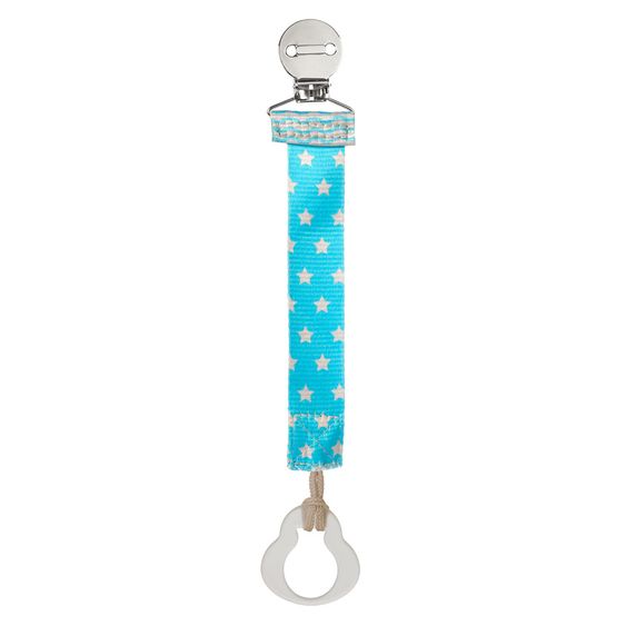 Chicco Schnullerband Fashion Clip - Blau