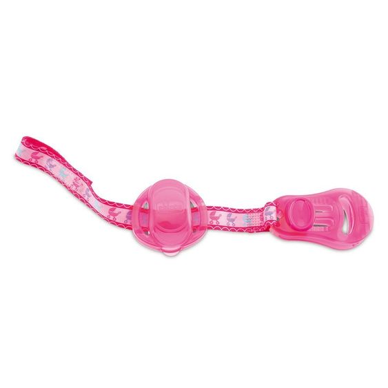 Chicco Schnullerband mit Saugerschutz - Pink