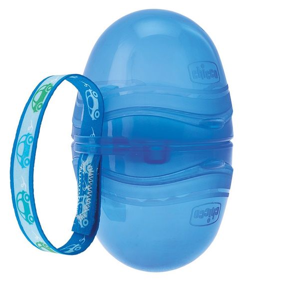 Chicco Schnullerbox für 2 Schnuller - Blau