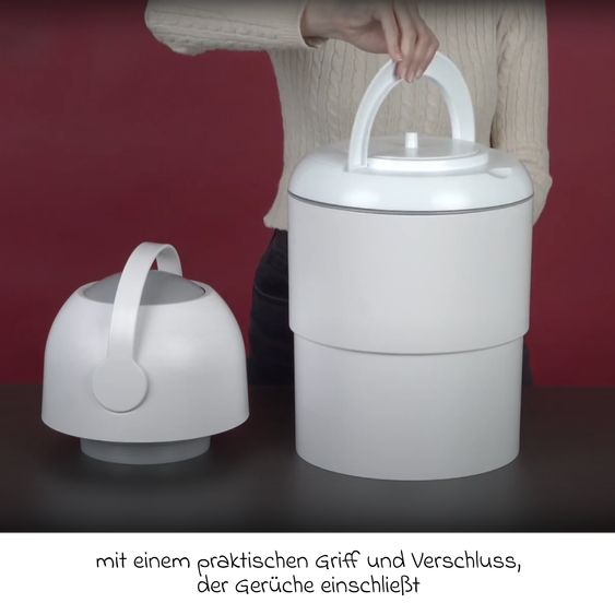 Chicco Second Life Deckel für Teleskop Windeleimer - Weiß