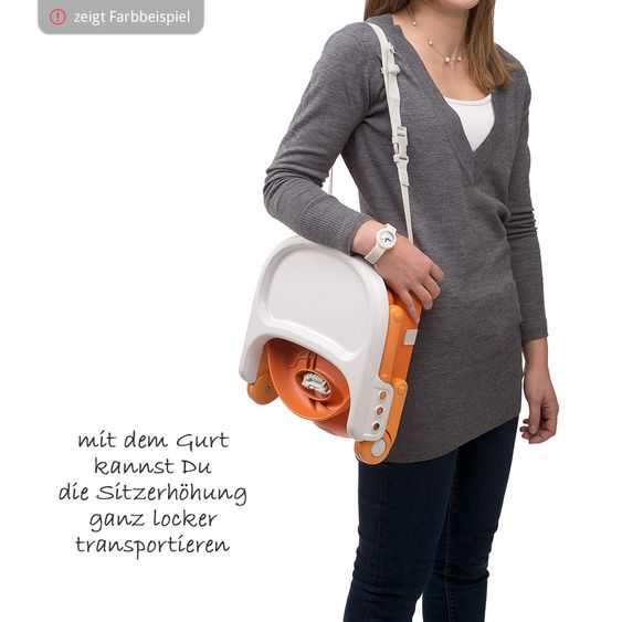 Chicco Sitzerhöhung Pocket Snack - Dark Grey