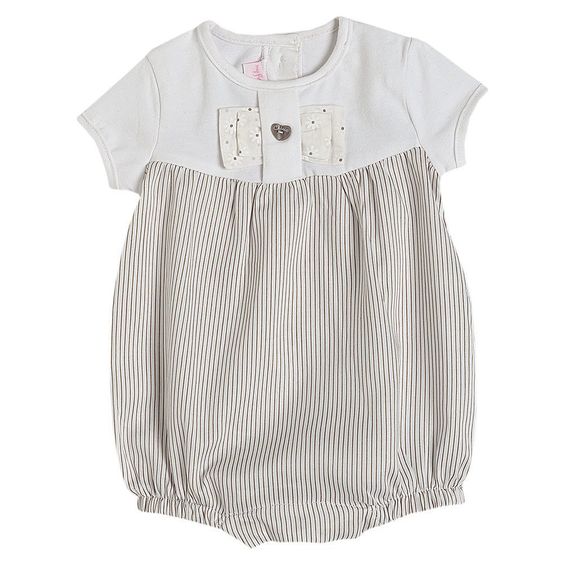 Chicco Giocatore a maniche corte - Cuore - Beige - Taglia 50