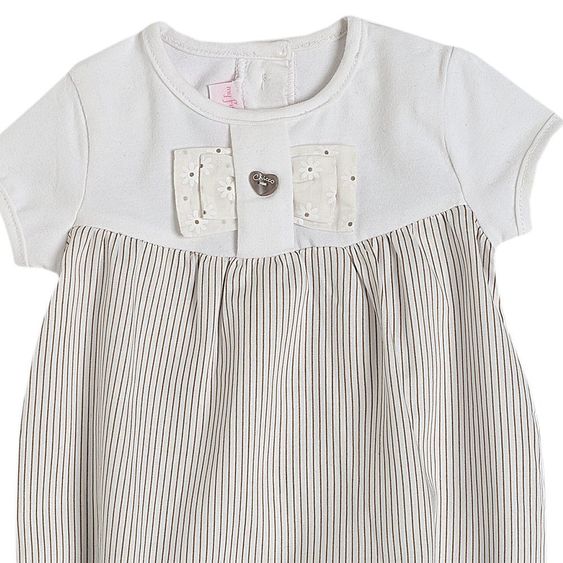 Chicco Giocatore a maniche corte - Cuore - Beige - Taglia 50