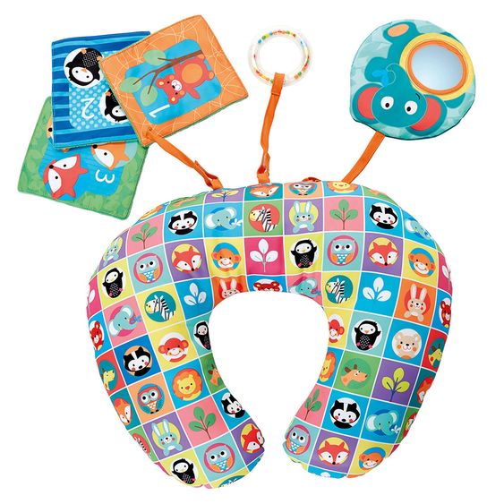 Chicco Spielkissen Boppy mit abnehmbaren Spielzeugen