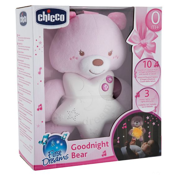 Chicco Carillon con luce notturna Orso della Buona Notte - Rosa