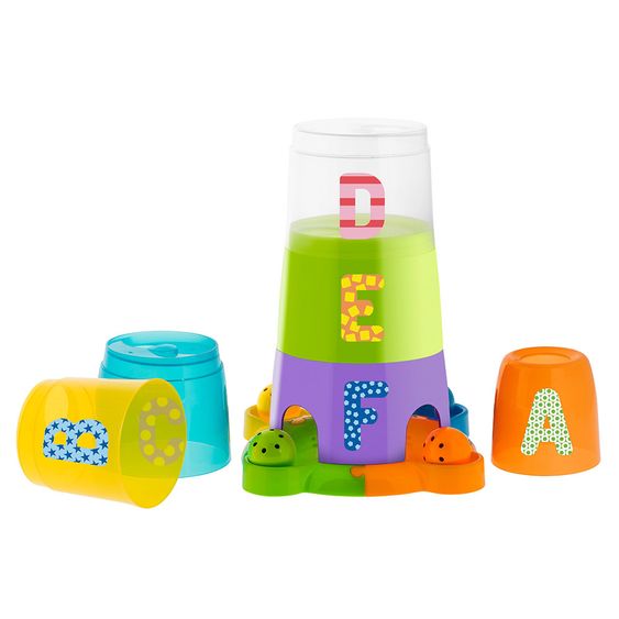 Chicco Stapelturm 2-in-1 Stapelbecher & Kugelbahn