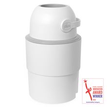 Teleskop-Windeleimer Odour Off inkl. 1 Pck. Müllbeutel - Weiß