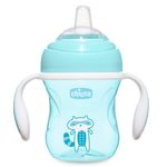 Trinklernbecher Transition Cup mit Silikon-Schnabel 200 ml - Blau