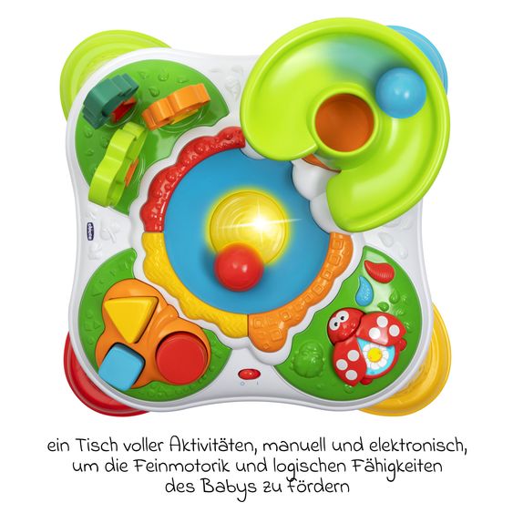 Chicco Waldspieltisch mit 4 verschiedenen Bereichen und 2 Modi