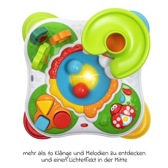 Chicco Waldspieltisch mit 4 verschiedenen Bereichen und 2 Modi