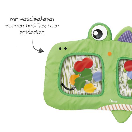 Chicco Wassermatte Croc Sensory mit verschiedenen Formen & Texturen