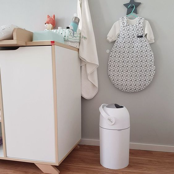 Chicco Diaper Pail Odour Off - for conventional trash bags - White