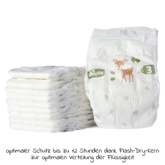 Chicco Pannolini 21 confezioni Airy Ultra Fit&Dry - taglia 3