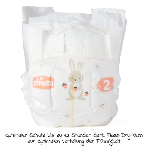 Chicco Windeln 25er Pack Airy Ultra Fit&Dry - Gr. 2