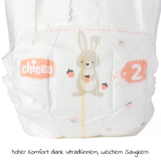 Chicco Windeln 25er Pack Airy Ultra Fit&Dry - Gr. 2