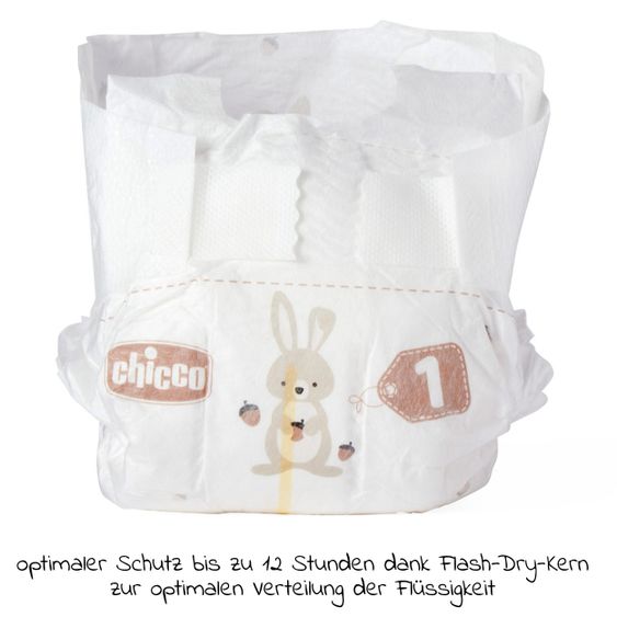 Chicco Windeln 27er Pack Airy Ultra Fit&Dry - Gr. 1
