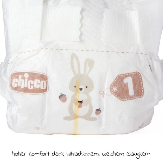Chicco Windeln 27er Pack Airy Ultra Fit&Dry - Gr. 1