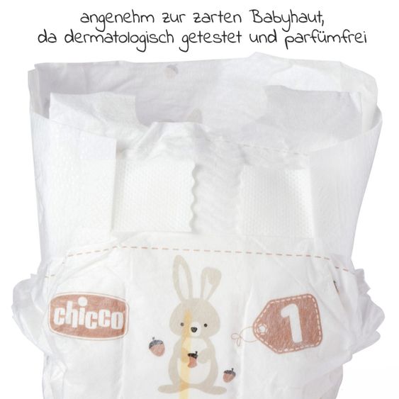 Chicco Windeln 27er Pack Airy Ultra Fit&Dry - Gr. 1