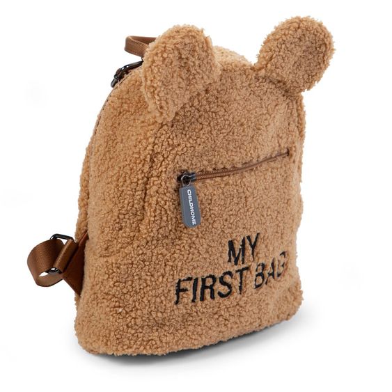 Childhome Kinderrucksack My First Bag - Teddy - Braun