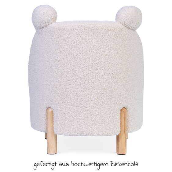 Childhome Kindersessel - Teddy - Offwhite