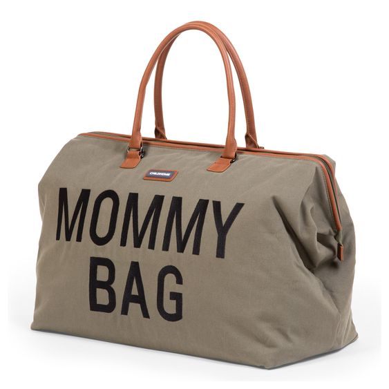 Childhome Wickeltasche Mommy Bag - Canvas - Kaki