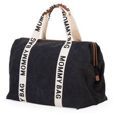 Wickeltasche Mommy Bag - Signature Canvas - Schwarz